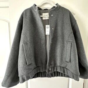 NWT Abercrombie & Fitch Heather Gray Jacket